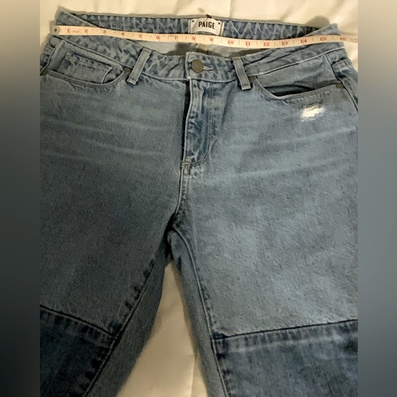 Paige Jimmy Jimmy Skinny Patch Work Jeans - Picture 8 of 11